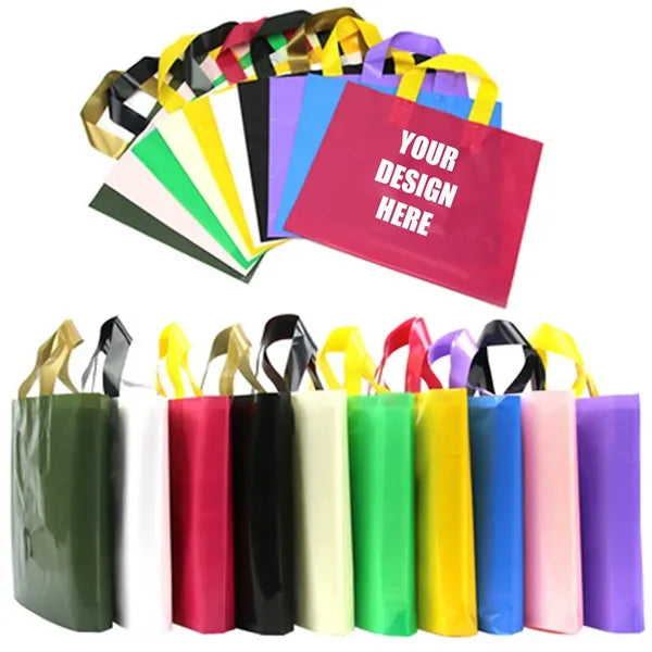 Plastic Grocery Tote Bag