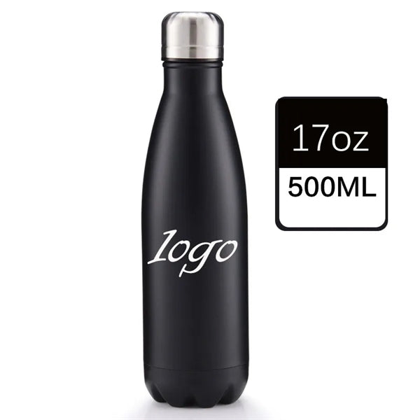 Wide Mouth Cap Vacuum Insulated Sports Water Bottle