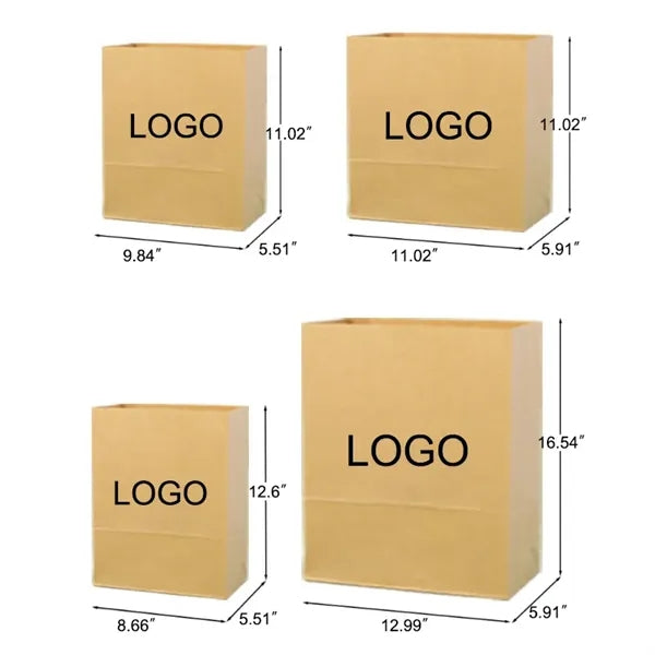 Oil-proof Food Grade Kraft Paper Bag
