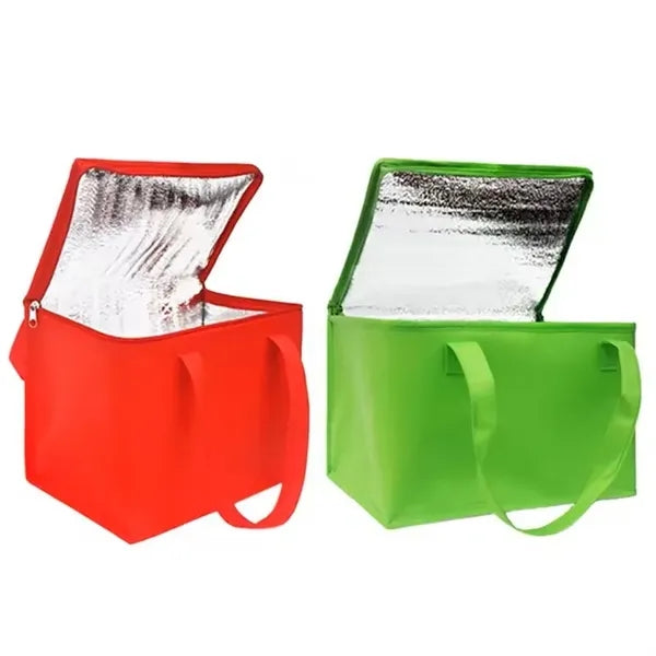 Non Woven Lunch Tote Insulated Cooler Bag