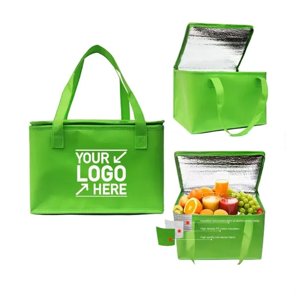 Non Woven Lunch Tote Insulated Cooler Bag