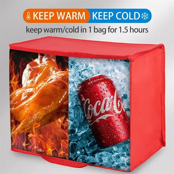 Non Woven Lunch Tote Insulated Cooler Bag