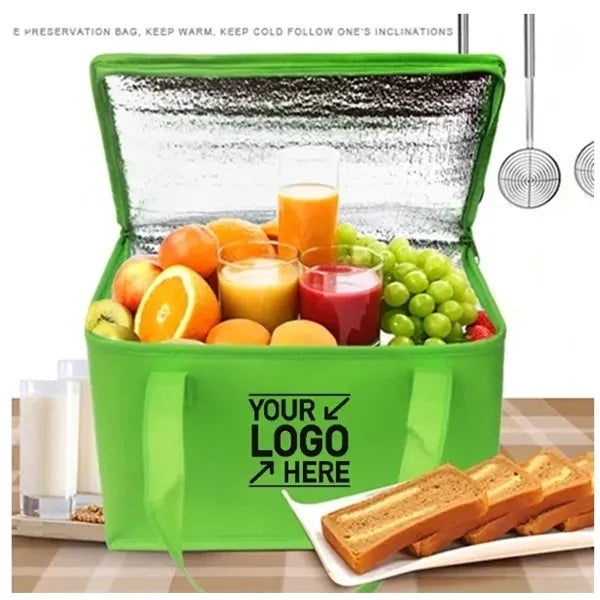 Non Woven Lunch Tote Insulated Cooler Bag