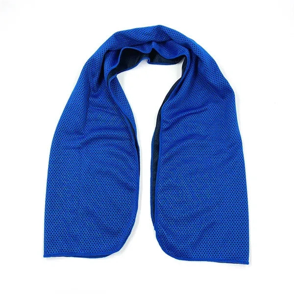 Microfiber Cool Towel with Plastic Carring Bottle