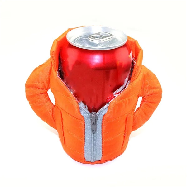Puffy Jacket Wrap Can Sleeve Cover