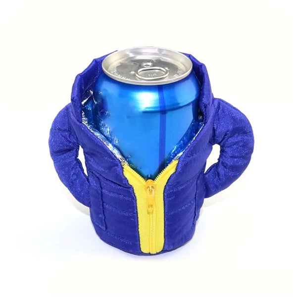 Puffy Jacket Wrap Can Sleeve Cover