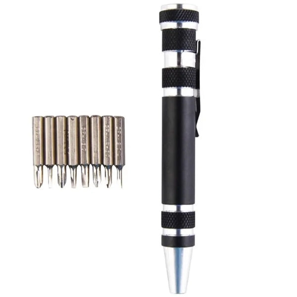 Aluminum 8-in-1 Magnetic Screwdriver Tool