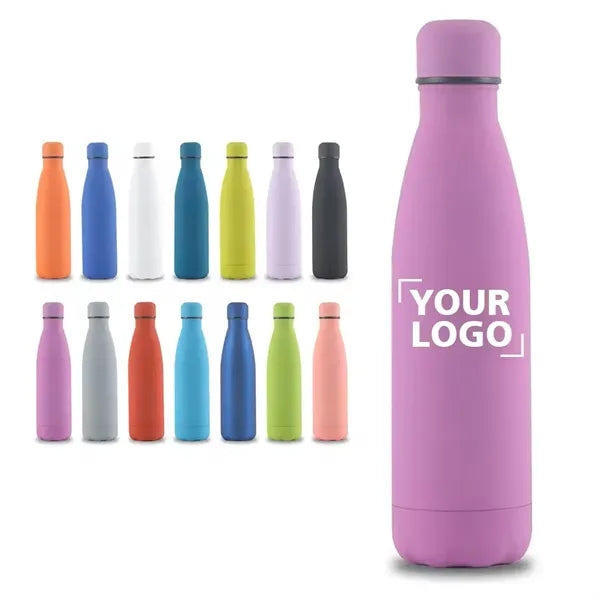17oz Cola-Shape Vacuum Metal Drink Water Bottle