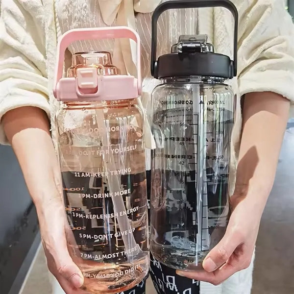2L Large Capacity Gym Sports Water Bottle