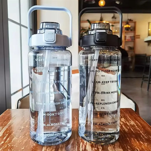 2L Large Capacity Gym Sports Water Bottle