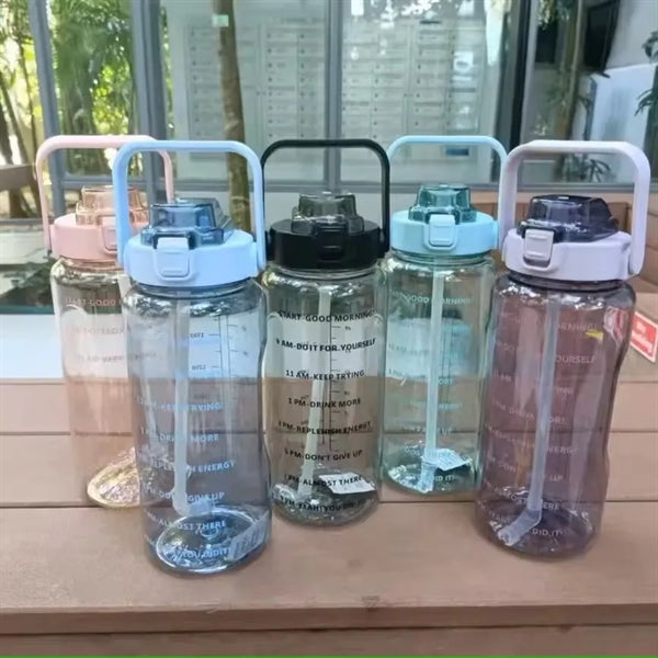 2L Large Capacity Gym Sports Water Bottle