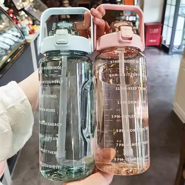 2L Large Capacity Gym Sports Water Bottle