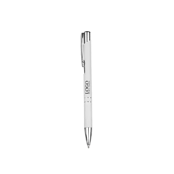 Retractable Metal Ballpoint Pen With Black Ink