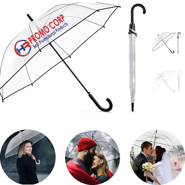 46" Arc Clear Umbrella