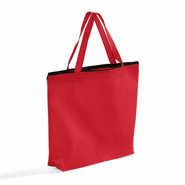 Zip-Top Non-Woven Tote Bag
