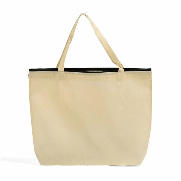 Zip-Top Non-Woven Tote Bag