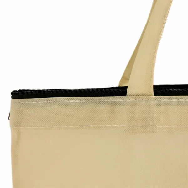 Zip-Top Non-Woven Tote Bag