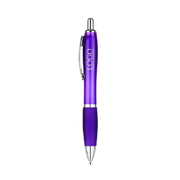 Click Action Plastic Satin Pen