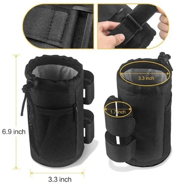 Bicycle-Mounted Water Bottle Holder Bag