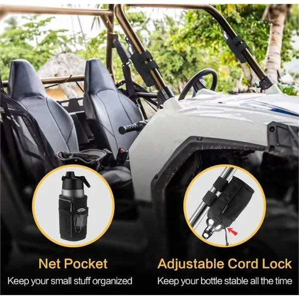 Bicycle-Mounted Water Bottle Holder Bag
