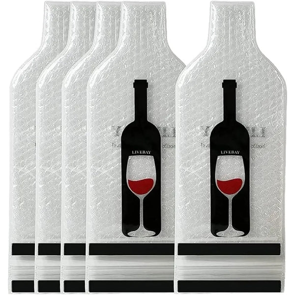 Red Wine Bag Portable Shockproof Leakproof Bottle