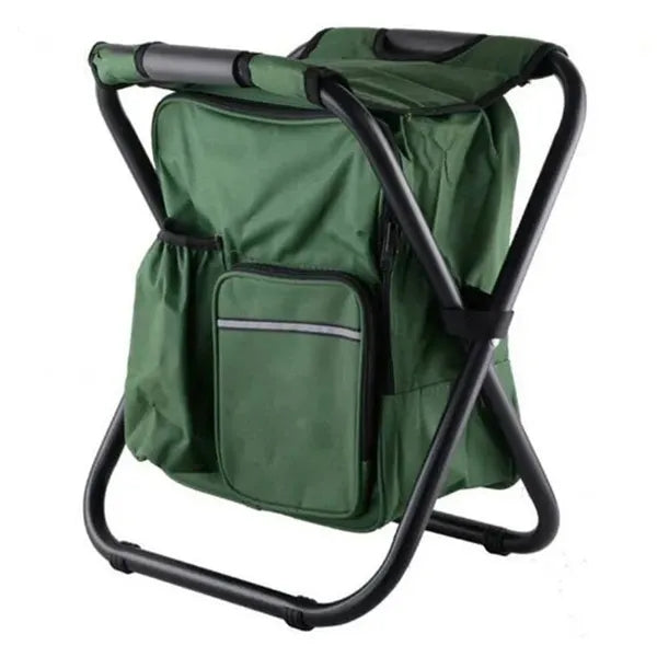 Backpack Foldable Chair With Cooler Bag