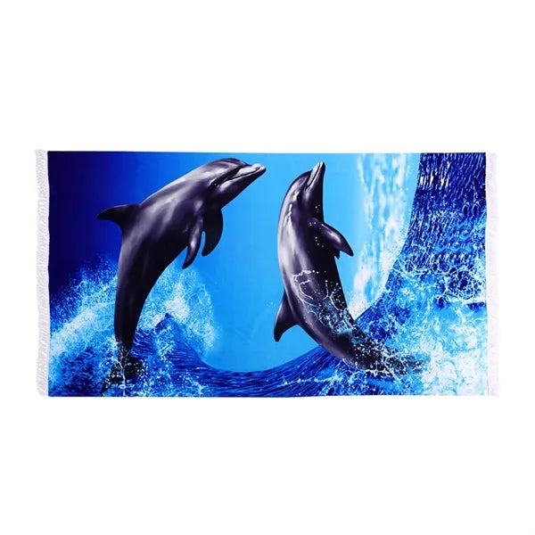 30" x 60" Full Color Large Beach Towel
