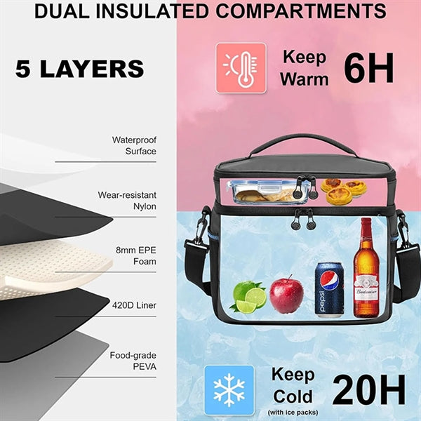 Insulated Beach Cooler Lunch Bag