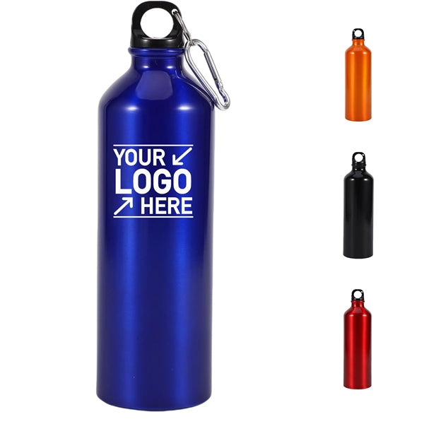 17oz Aluminum Water Bottle with Carabiner
