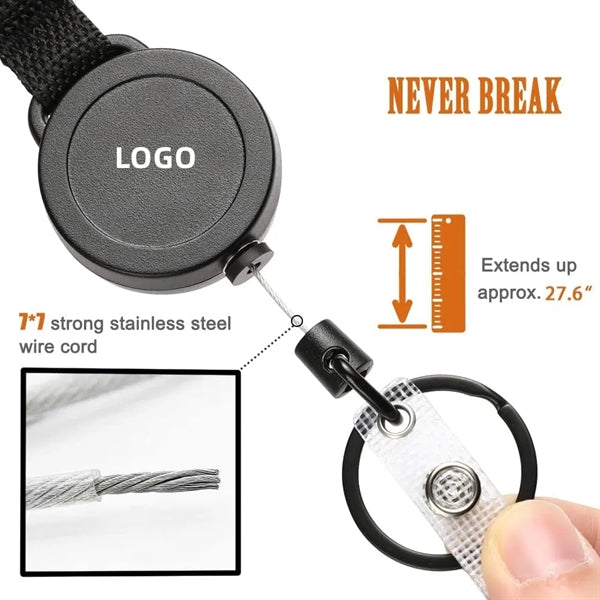 Heavy Duty Retractable Badge Holder Reel