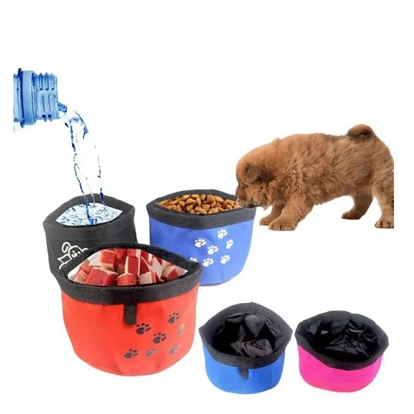 Oxford Cloth Folding Pet Bowl