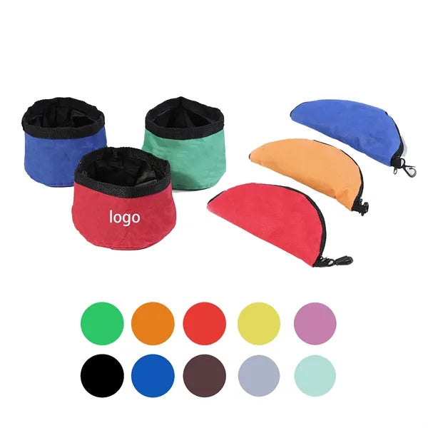 Oxford Cloth Folding Pet Bowl