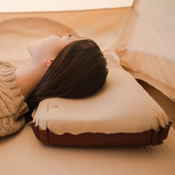 Portable Self-Inflating Folding Camping Pillow