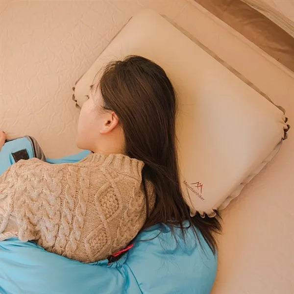 Portable Self-Inflating Folding Camping Pillow