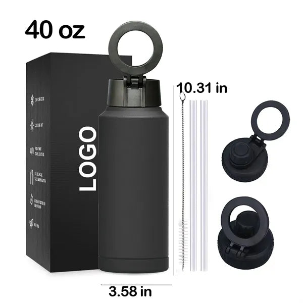 Magnetic Lid Insulated Water Bottle Car Cup