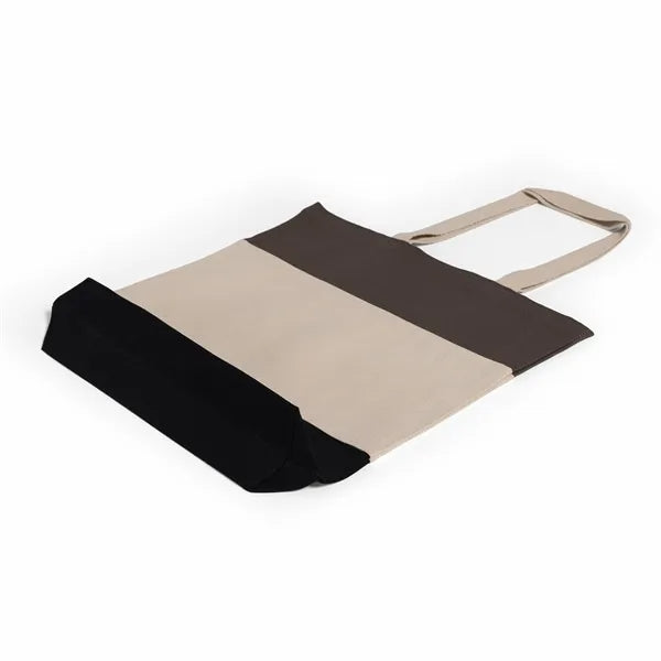 Tri-Color Canvas Tote Bag