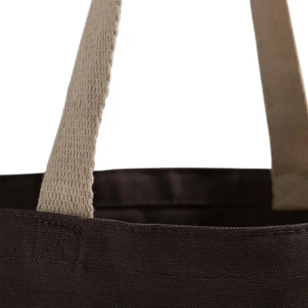 Tri-Color Canvas Tote Bag