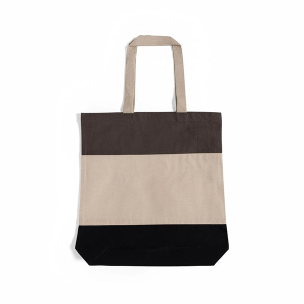 Tri-Color Canvas Tote Bag