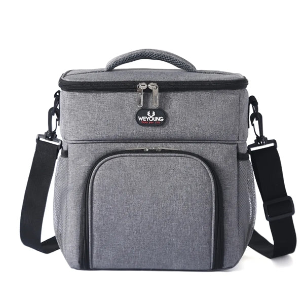 Double Layer Insulated Lunch Cooler Bag