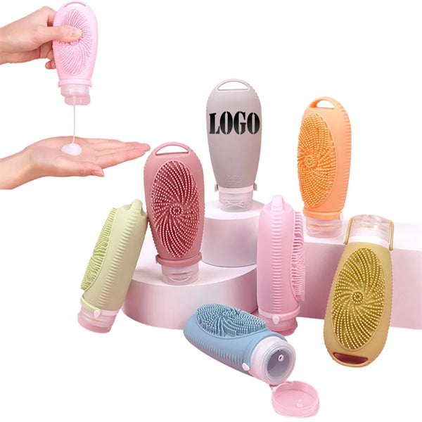 TSA-Approved Silicone Cosmetic Containers for Travel