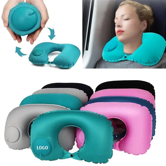 Press-Type Inflatable Pillow