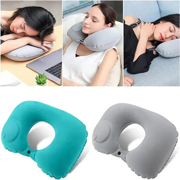 Press-Type Inflatable Pillow