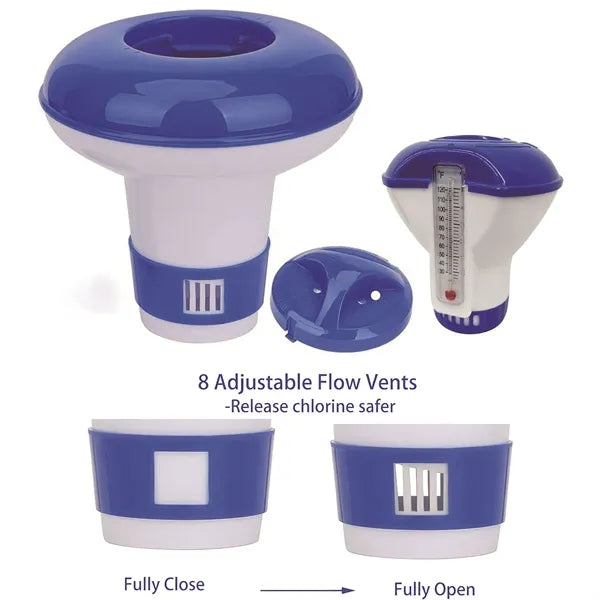 5" Floating Chlorine And Bromine Chemical Dispenser