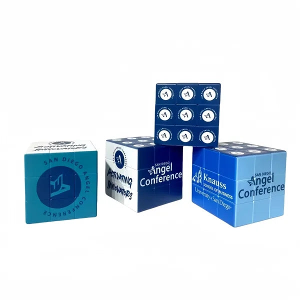 Puzzle cube full color UV direct printed 2-1/4"