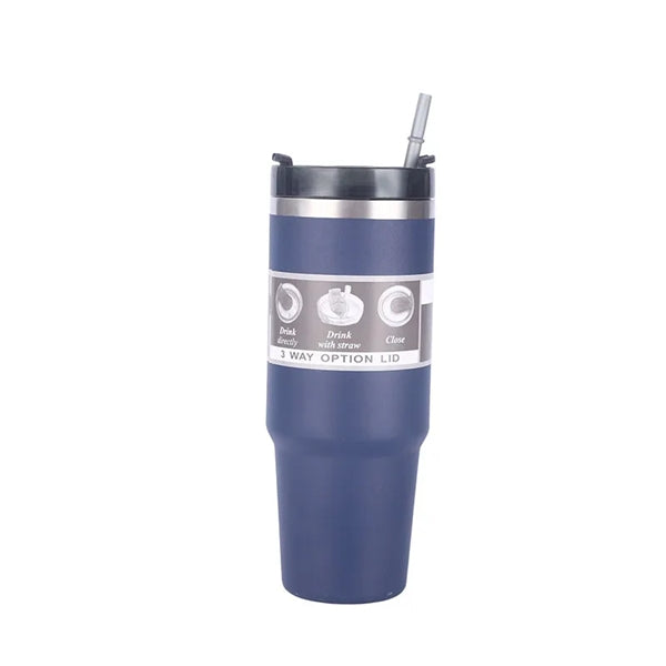 Tumbler with Handle and Straw Lid Insulated bottle