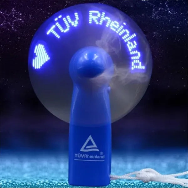Electric Messaging Handheld Fans