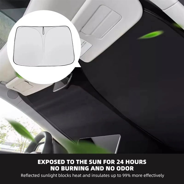 Windshield Sun Shade for Tesla Model 3/Y/X/S With Pouch