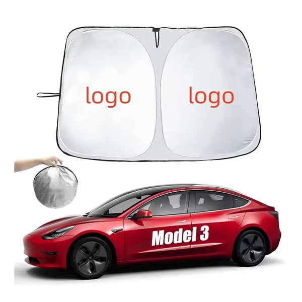 Windshield Sun Shade for Tesla Model 3/Y/X/S With Pouch