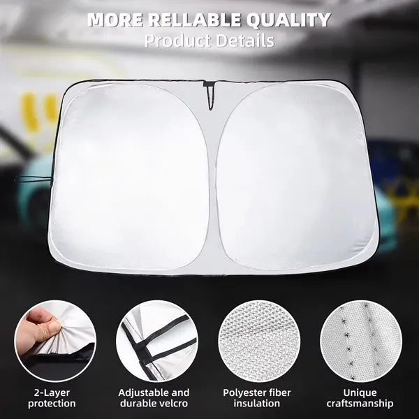 Windshield Sun Shade for Tesla Model 3/Y/X/S With Pouch