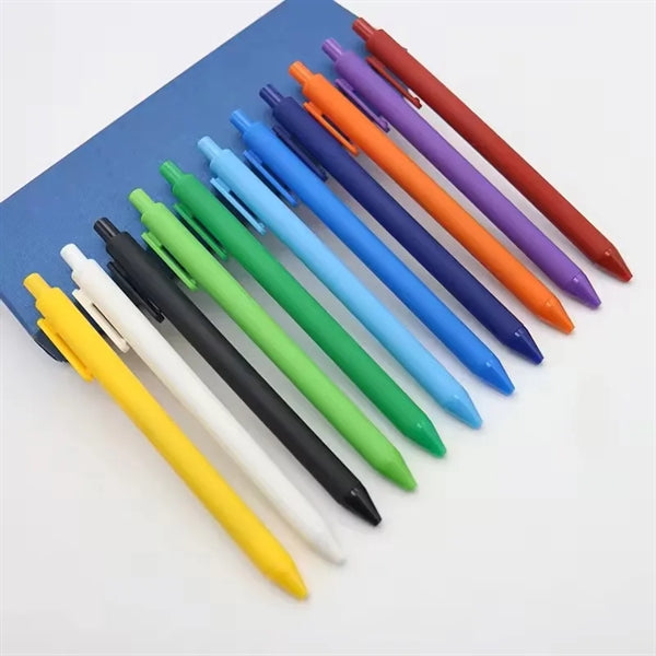 Multicolor Soft Rubber Retractable Ballpoint Pen